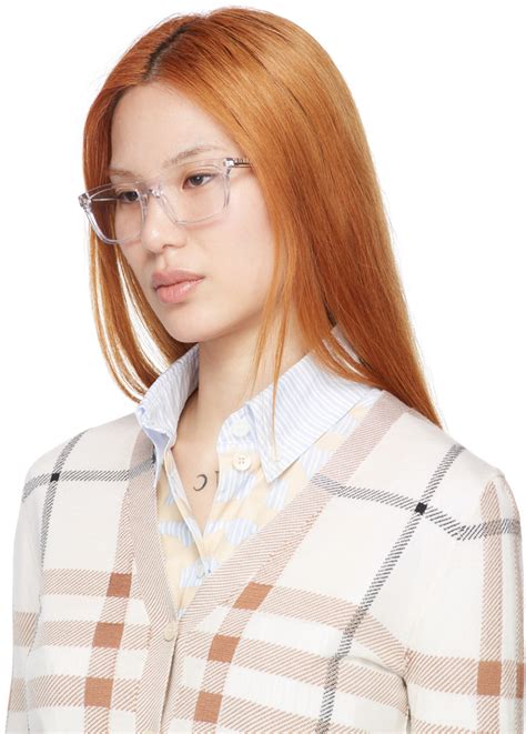 burberry oval glasses